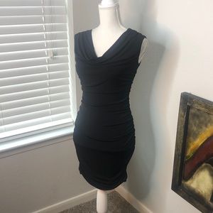 Black cocktail dress